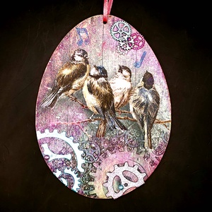 Happy Chirping - Ou steampunk, cu doua fete - Artynos.ro