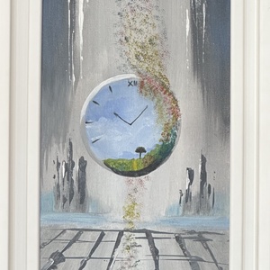 Timpul: O alta dimensiune, Arte vizuale si accesorii , Picturi, Pictura acrilica, Pictura, ARTYNOS