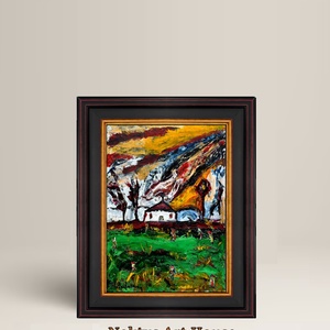 Pelerinii -O pictura cu certificat (unicat) , Arte vizuale si accesorii , Picturi, Pictura in ulei, Pictura, Altele, ARTYNOS
