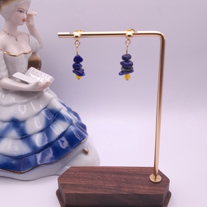 Cercei Lapis Lazuli , Bijuterii, Cercei, Cercei agatati, Confectionarea bijuteriilor, ARTYNOS