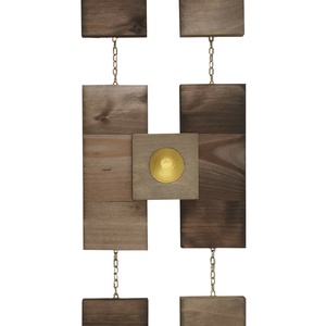 Decoratiune pentru perete 97x20 cm, din lemn, Casa & Stil de viata, Accesorii pentru decorat casa, Decoratiuni de pereti, decoratiuni suspendate, Decoratiuni perete, macramé, Prelucrarea lemnului, ARTYNOS