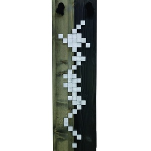 Decoratiune pentru perete 90x20 cm, din lemn, Casa & Stil de viata, Accesorii pentru decorat casa, Decoratiuni de pereti, decoratiuni suspendate, Decoratiuni perete, macramé, Prelucrarea lemnului, ARTYNOS