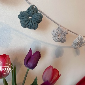 Decoratiune de perete cu forma de floare (ghirlanda) - Artynos.ro