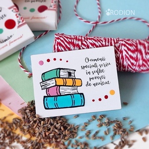 Martisoare cu magnet carti pictate manual cu mesaje haioase handmade - Artynos.ro