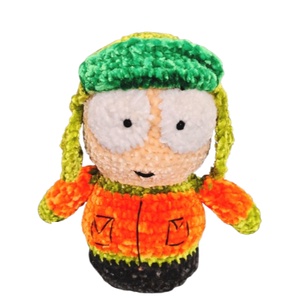 Jucarie de plus crosetata Plusica Crosetica, Kyle Broflovski, Jucarii si echipamente pentru copii, Plusuri, Figurine de plus, Crosetat, ARTYNOS