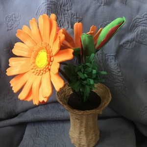 Vaza cu flori, Casa & Stil de viata, Accesorii pentru decorat casa, Decoratiuni de masa si decoratiuni pentru rafturi , Boluri din ceramica, boluri decorative, Aranjament de flori, ARTYNOS