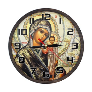 Ceas decorativ - Domnul si Maica, Casa & Stil de viata, Accesorii pentru decorat casa, Decoratiuni de pereti, decoratiuni suspendate, Ceasuri de perete, Prelucrarea lemnului, ARTYNOS