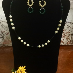 Set handmade cu pietre semipretioase si argint - Artynos.ro
