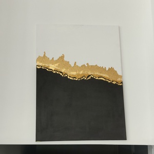 Tablou decorat cu foita de aur de 24k, Casa & Stil de viata, Accesorii pentru decorat casa, Picturi murale, Tablouri/picturi pe panza, Altele, Obiecte pictate, ARTYNOS