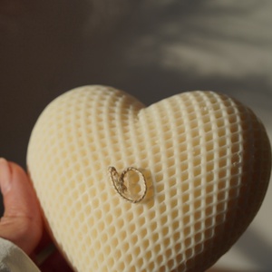 braided heart candle, Casa & Stil de viata, Lumanari, parfumuri, arome, Lumanare - lumanari artizanale, , ARTYNOS